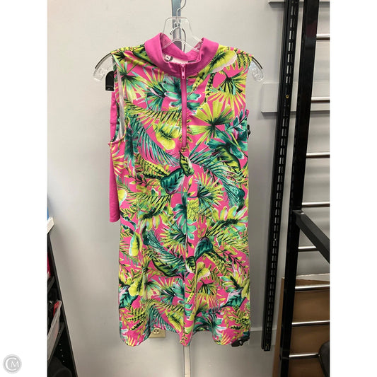 Athletic Dress By Tommy Bahama In Tropical Print, Size: L
