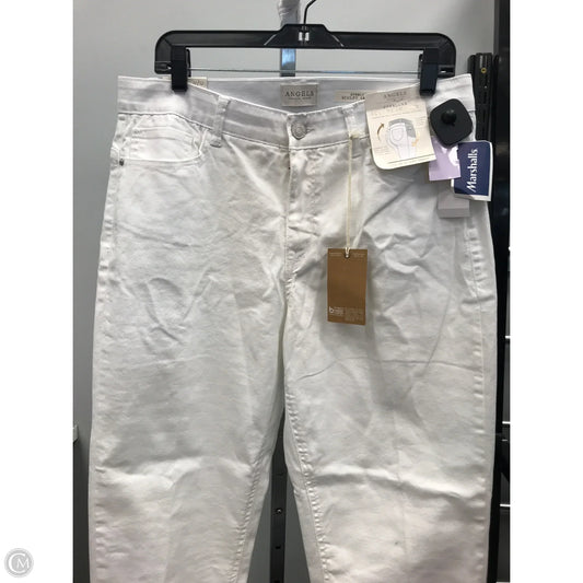 Jeans Skinny By Angels In White Denim, Size: 14