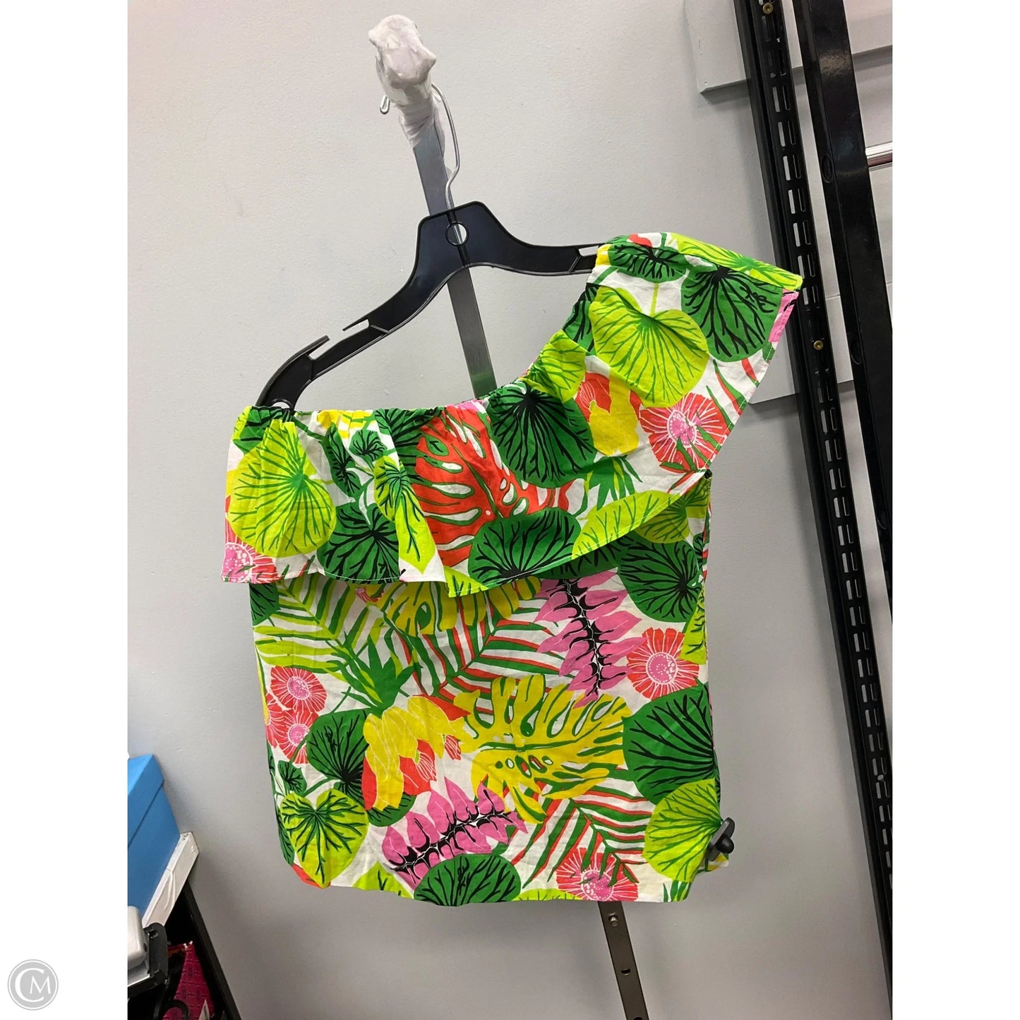 Top Sleeveless By CK Bradley In Tropical Print, Size: M