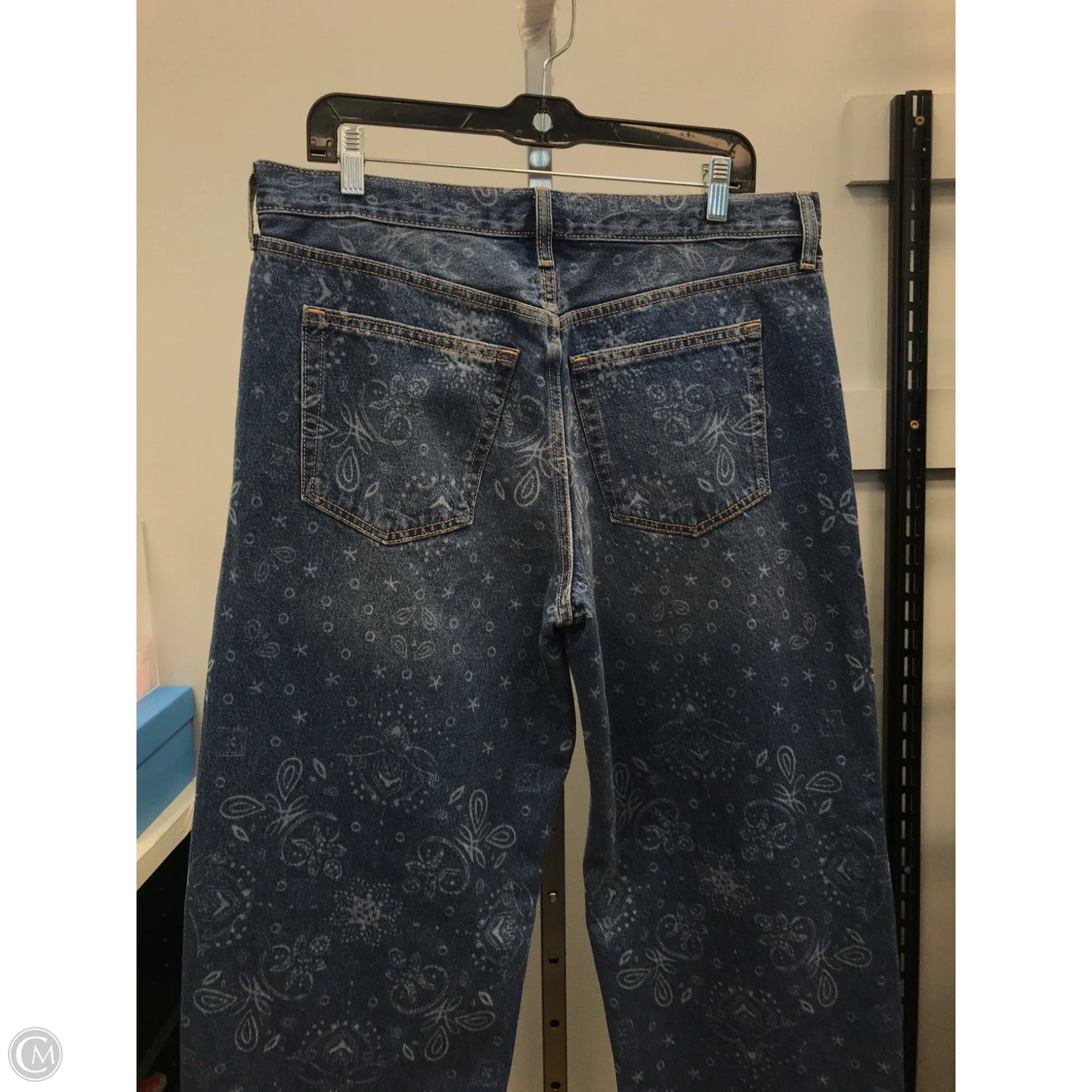 Jeans Wide Leg By Universal Thread In Blue Denim, Size: 10