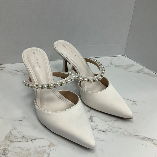 Shoes Heels Stiletto By Kelly And Katie In Cream, Size: 9