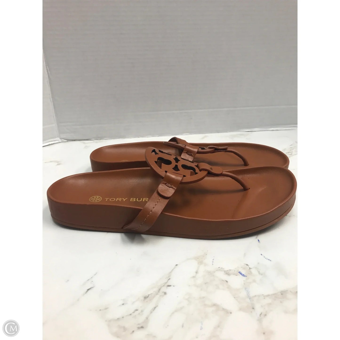 Sandals Designer By Tory Burch In Brown, Size: 9