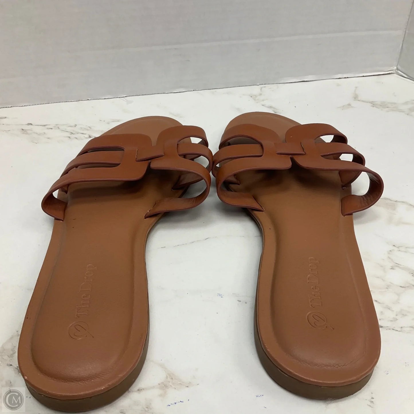 Sandals Flats By The Drop In Brown, Size: 9