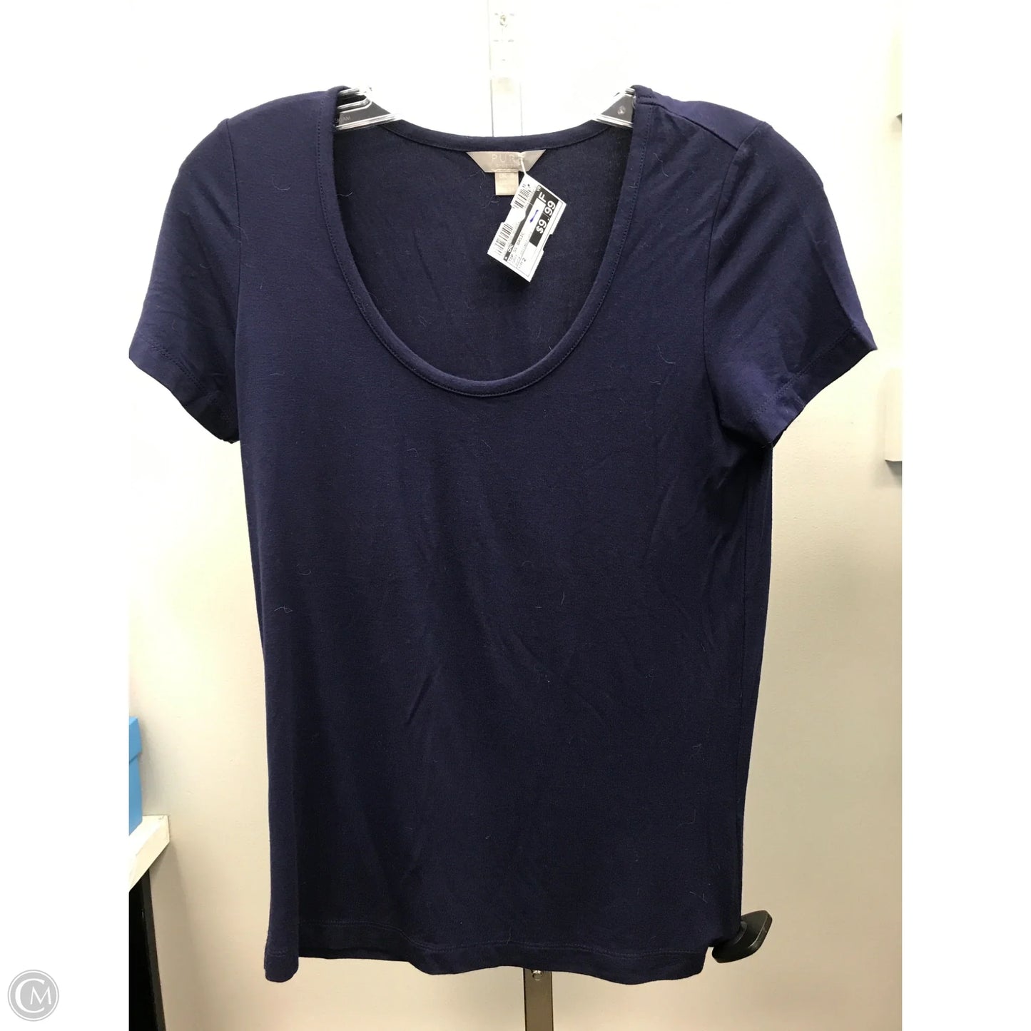 Top Short Sleeve Basic By Cmc In Navy, Size: 2