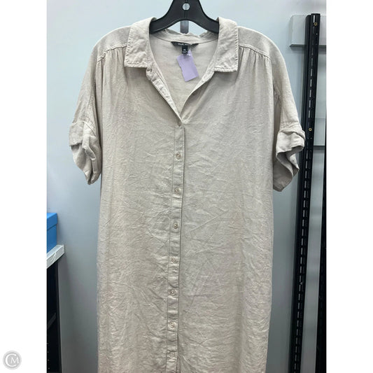 Dress Casual Short By Well Worn In Beige, Size: Xl