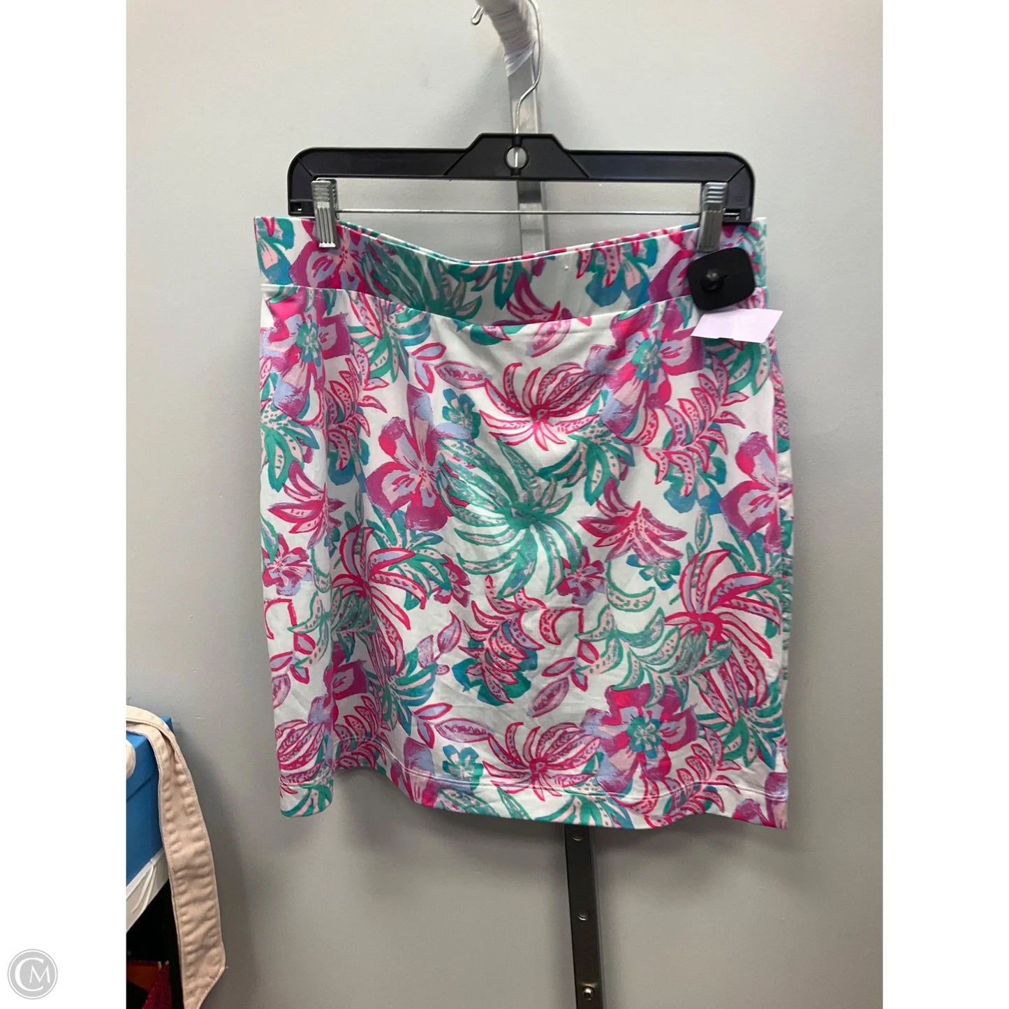 Skort By Stella Parker In Floral Print, Size: L