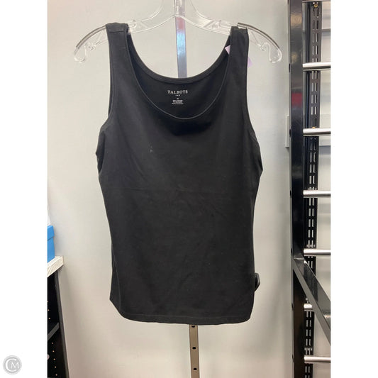 Tank Top By Talbots In Black, Size: M