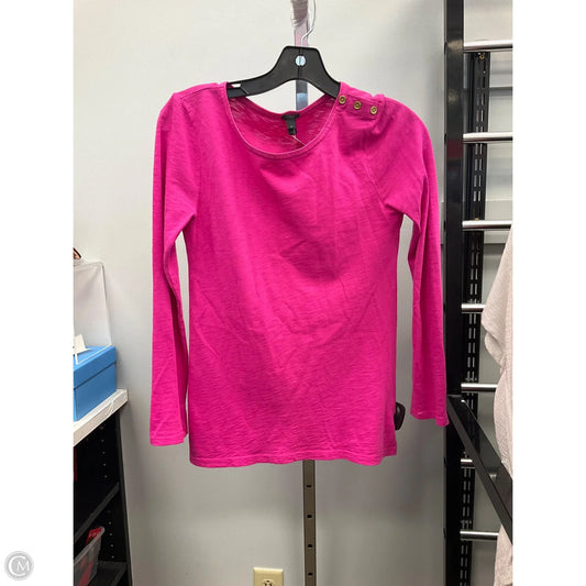 Top Long Sleeve By J. Crew In Pink, Size: S