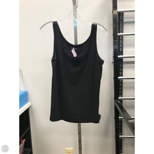 Top Sleeveless By Talbots In Black, Size: M