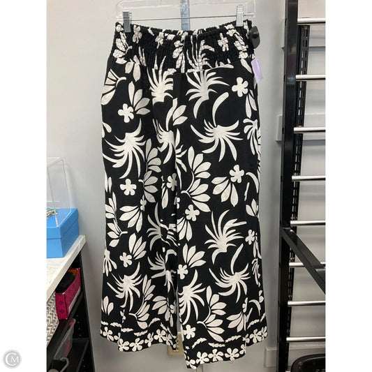Pants Wide Leg By Tahari In Black & White, Size: L