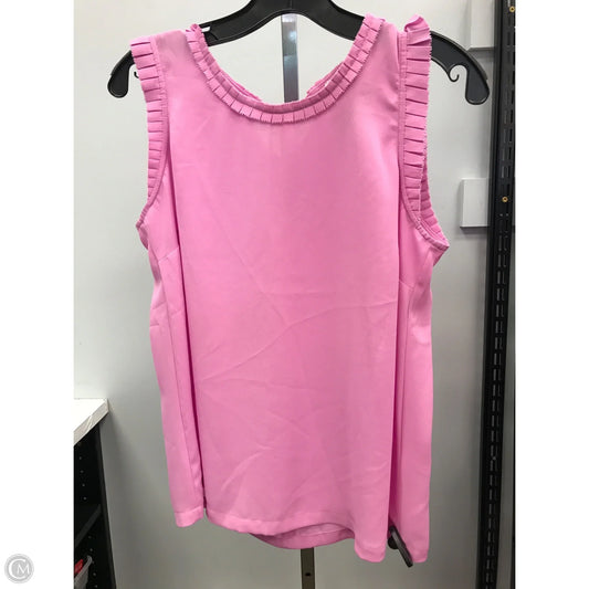 Top Sleeveless By J. Crew In Pink, Size: 4
