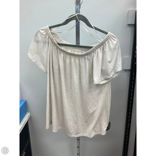 Top Sleeveless By Hinge In Cream, Size: M