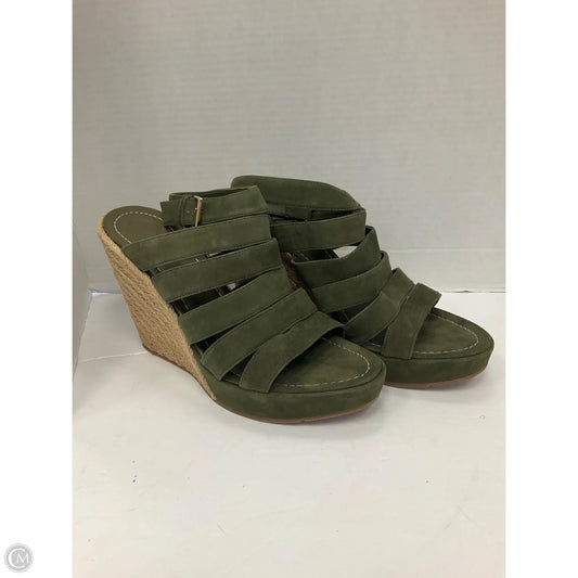 Sandals Designer By Tory Burch In Green, Size: 10.5