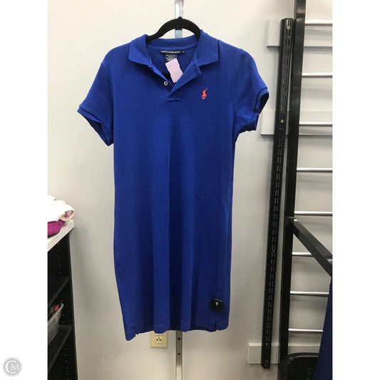Dress Casual Short By Ralph Lauren Blue Label In Blue, Size: L