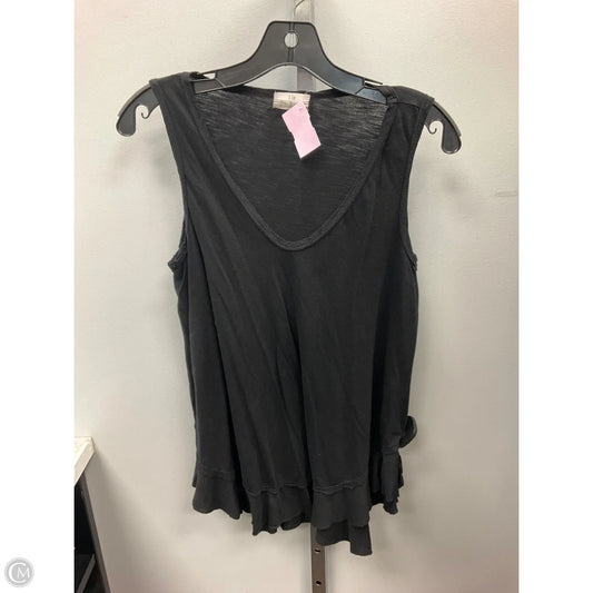 Top Sleeveless By T.la In Black, Size: S