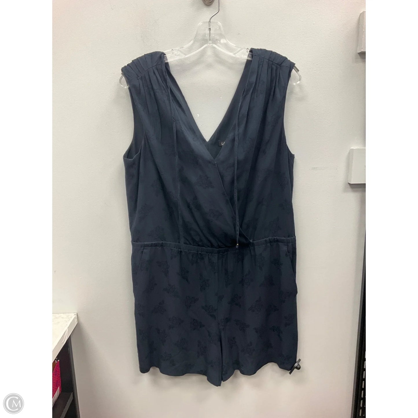 Romper By Loft In Navy, Size: M