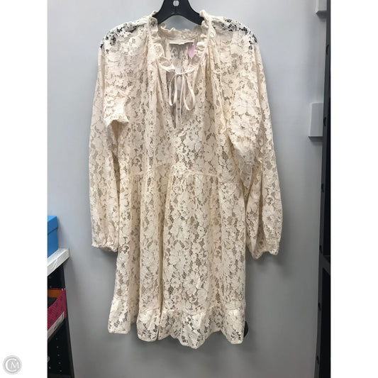 Dress Casual Short By Loft In Cream, Size: L