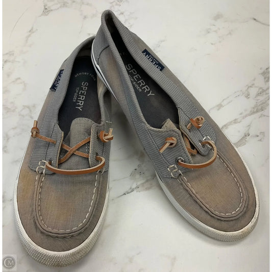 Shoes Flats By Sperry In Grey, Size: 7.5