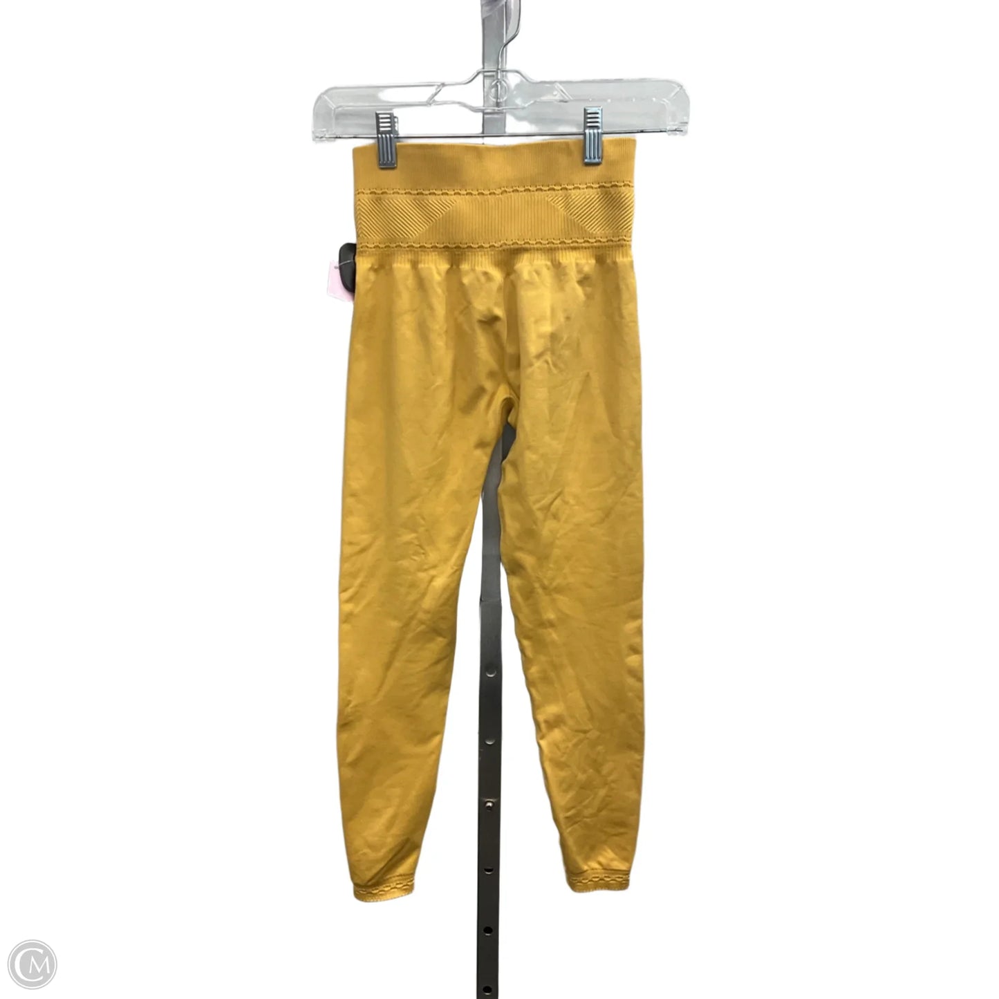 Athletic Leggings By Gym Shark In Gold, Size: S