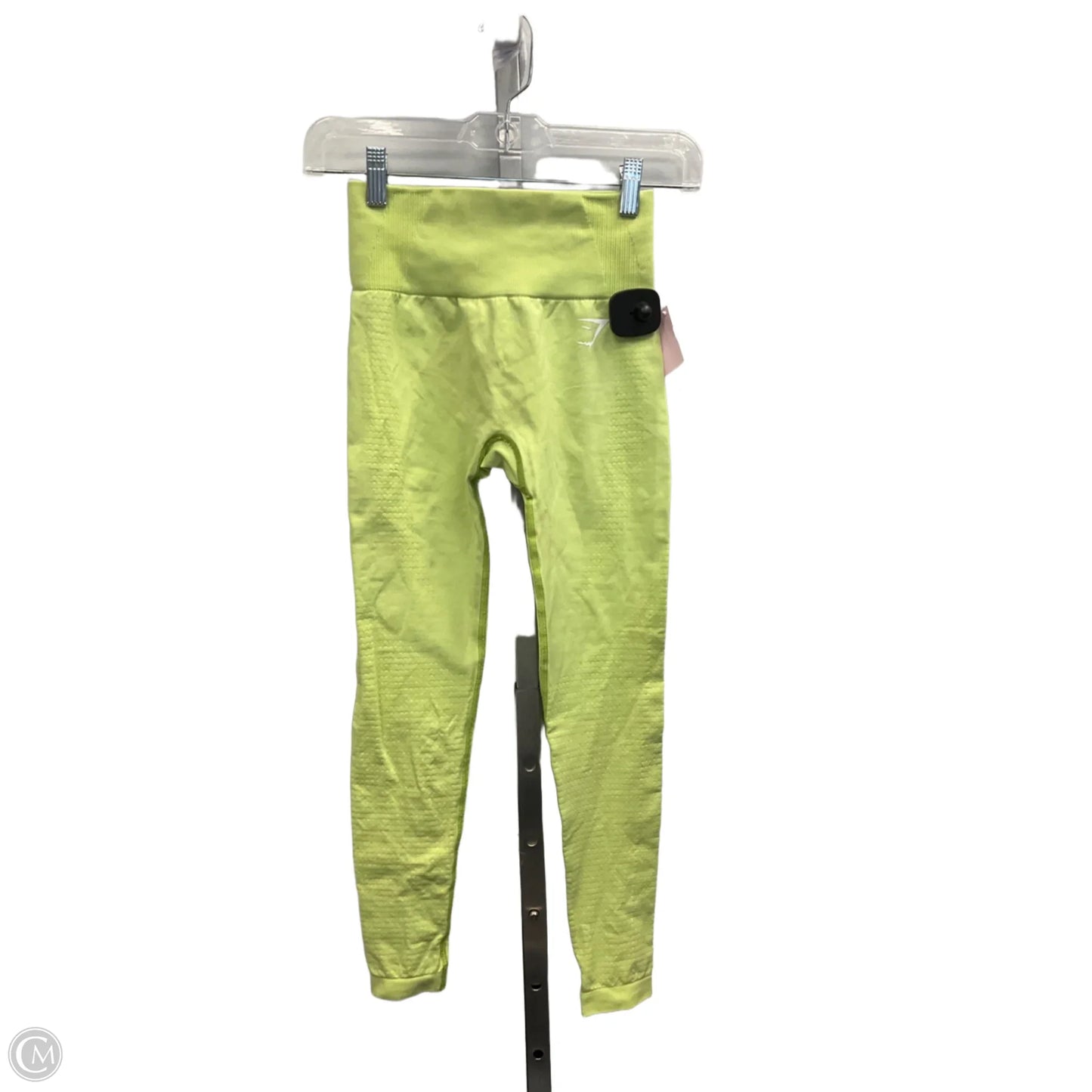 Athletic Leggings By Gym Shark In Green, Size: 0