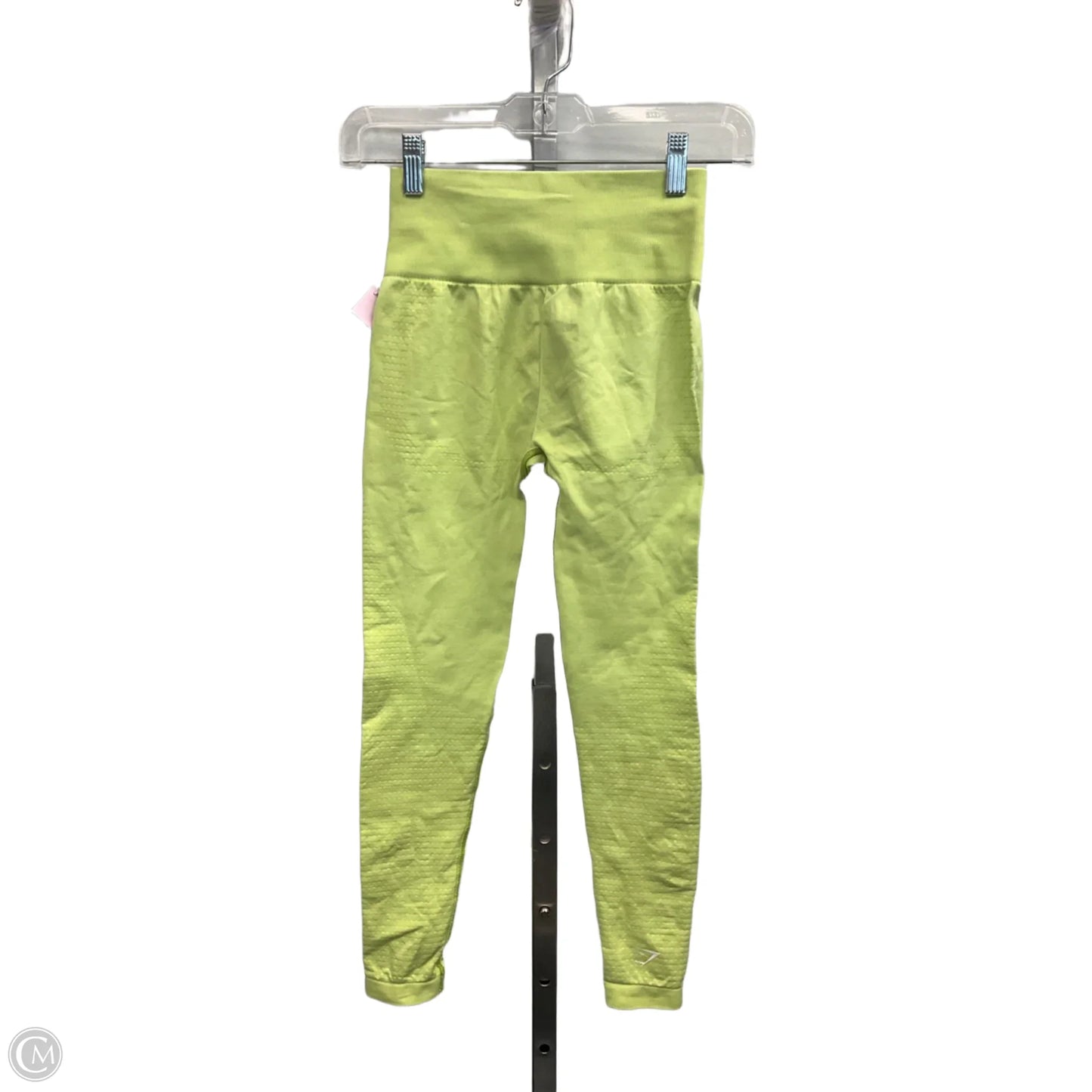 Athletic Leggings By Gym Shark In Green, Size: 0