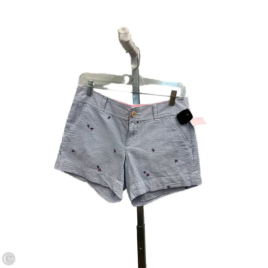 Shorts Designer By Lilly Pulitzer In Blue & White, Size: 4