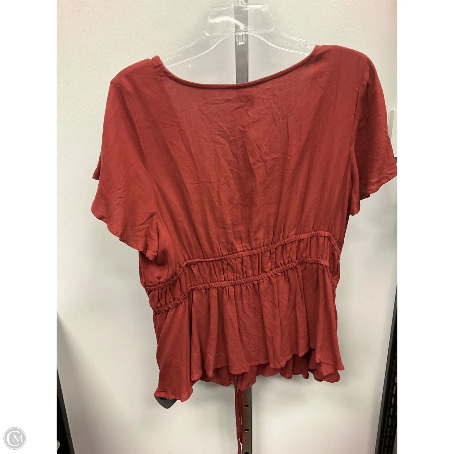 Top Short Sleeve By Torrid In Brown, Size: 1x