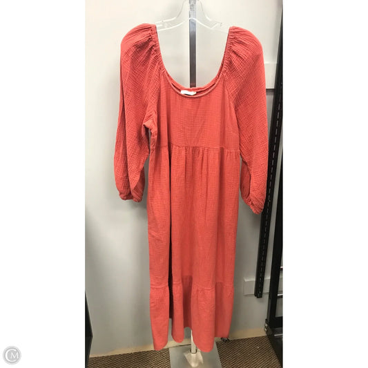 Dress Casual Maxi By Universal Thread In Orange, Size: S