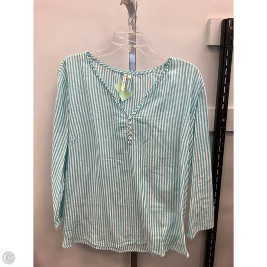 Top Long Sleeve By Grand And Greene In Striped Pattern, Size: Xl