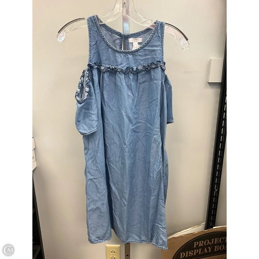 Top Short Sleeve By Lc Lauren Conrad In Blue, Size: M