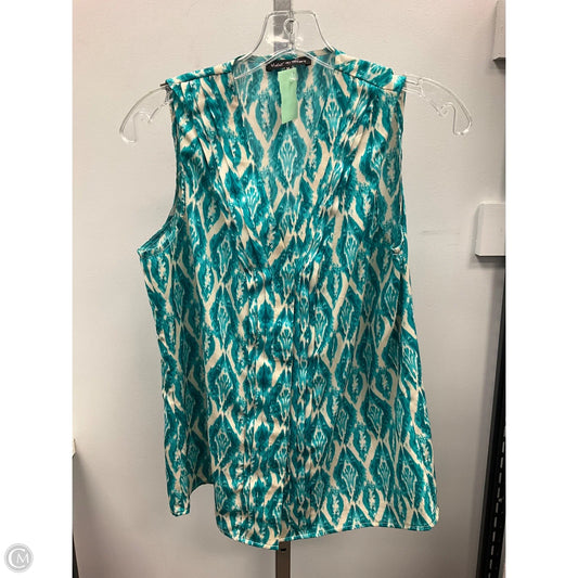 Top Sleeveless By Violet And Claire In Aqua, Size: M