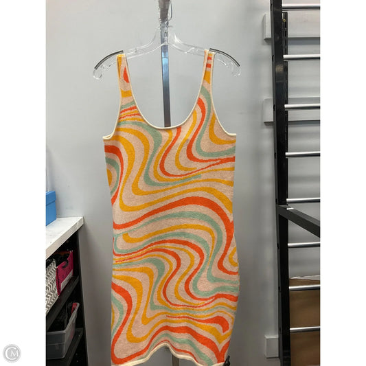 Dress Casual Short By Clothes Mentor In Orange & Yellow, Size: Xl
