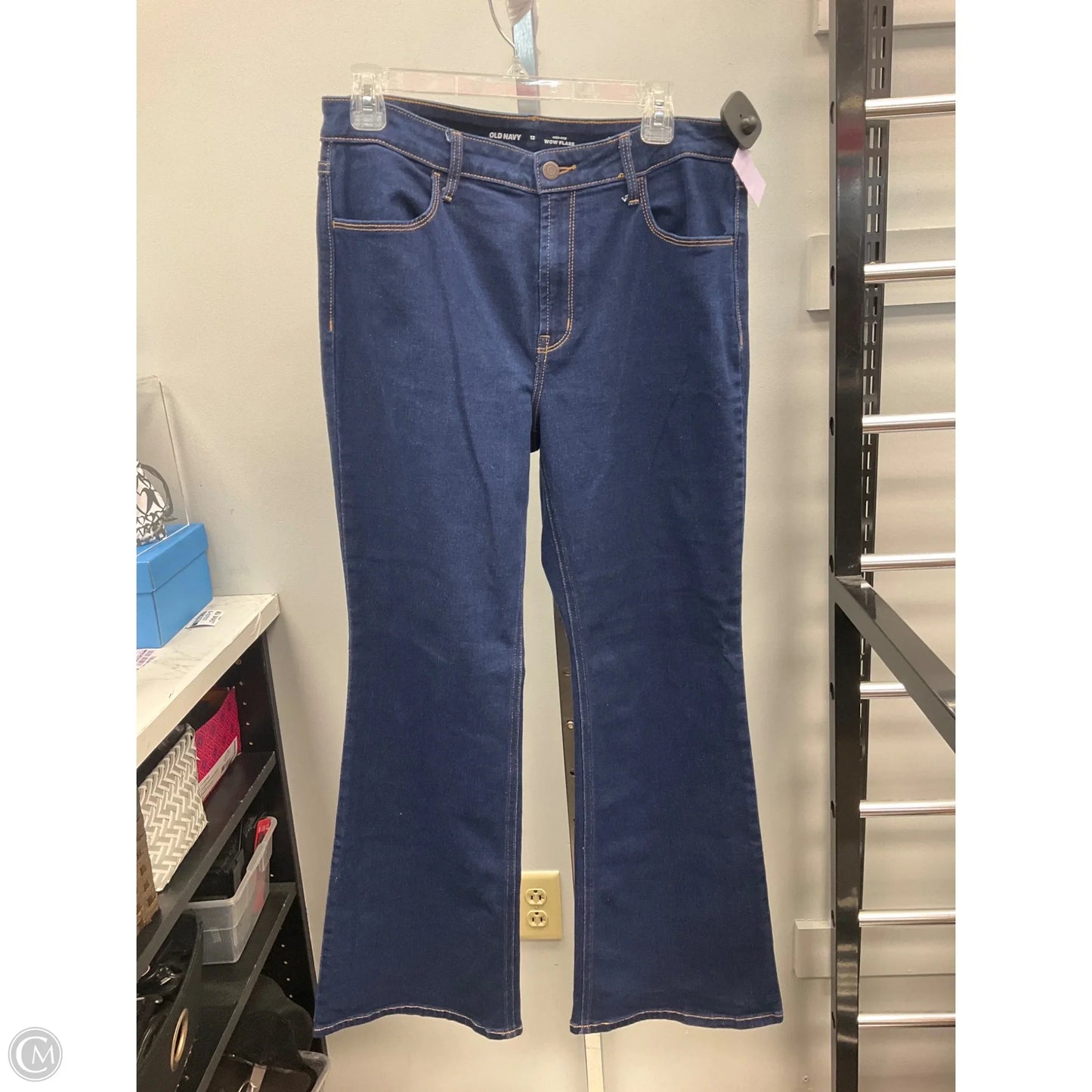 Jeans Flared By Old Navy In Blue, Size: 12