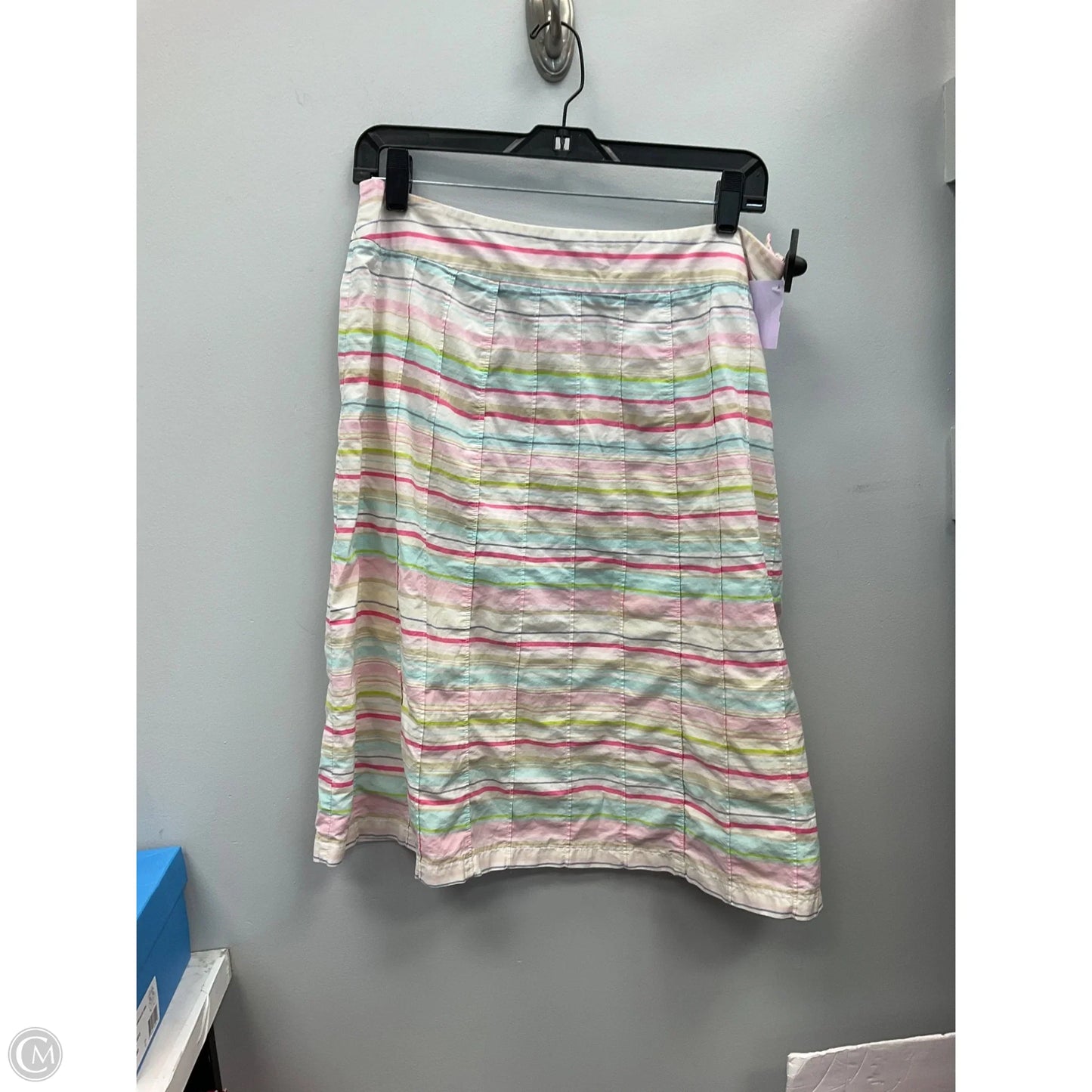 Skirt Mini & Short By Willi Smith In Striped Pattern, Size: 14