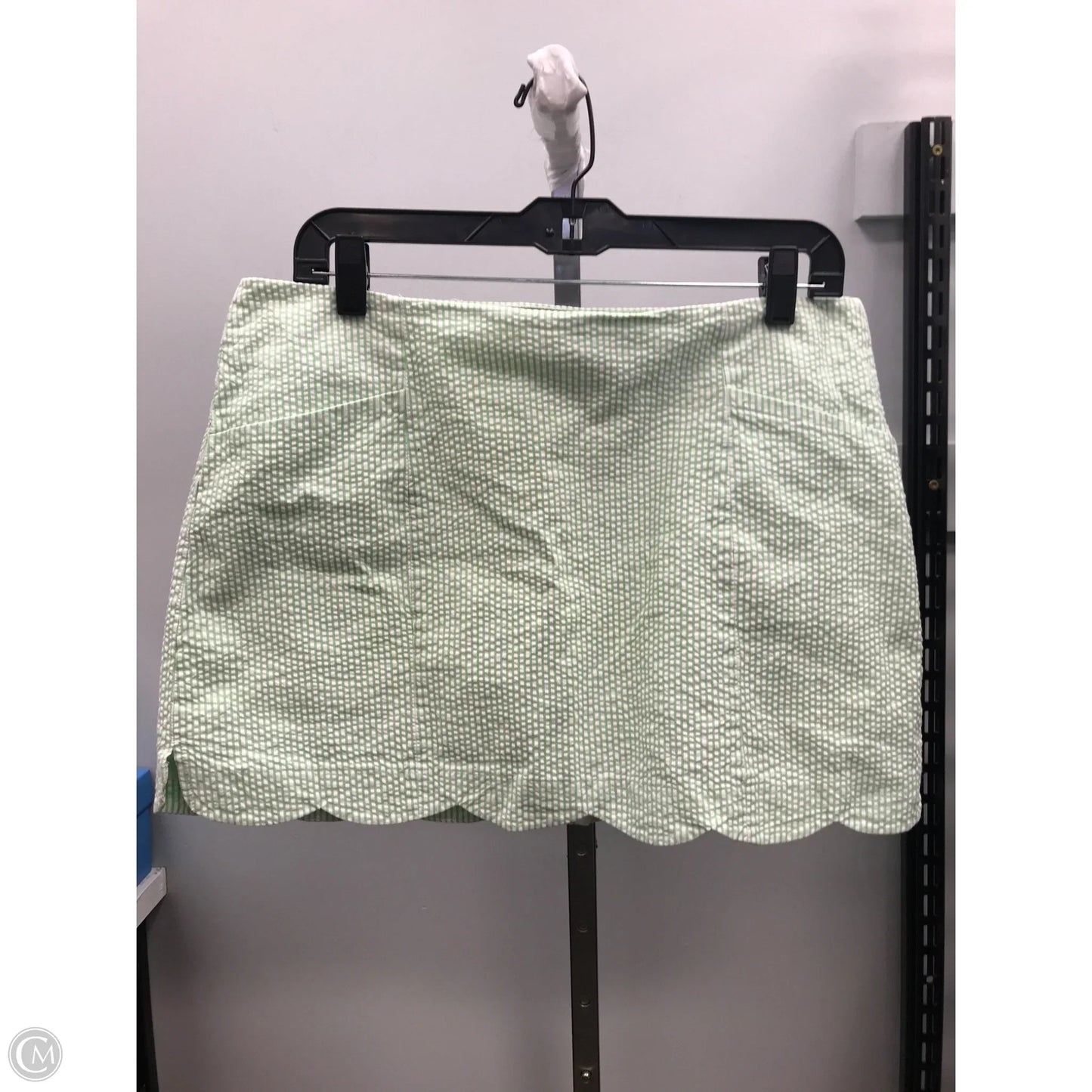 Skirt Designer By Lilly Pulitzer In Green & White, Size: 10