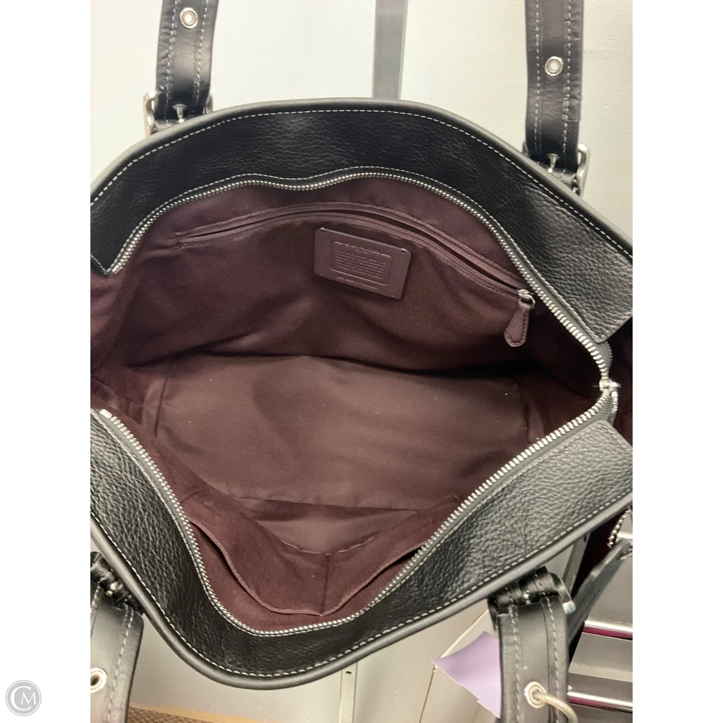 Handbag Designer By Coach, Size: Large