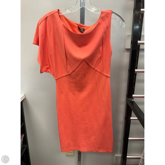 Dress Casual Short By Bebe In Orange, Size: M