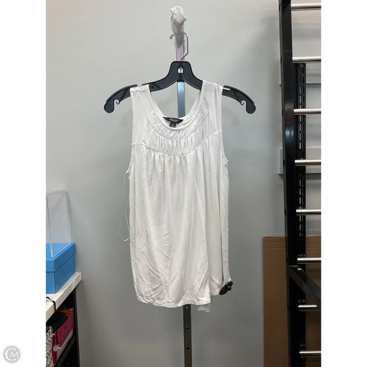Top Sleeveless By Simply Vera In White, Size: S