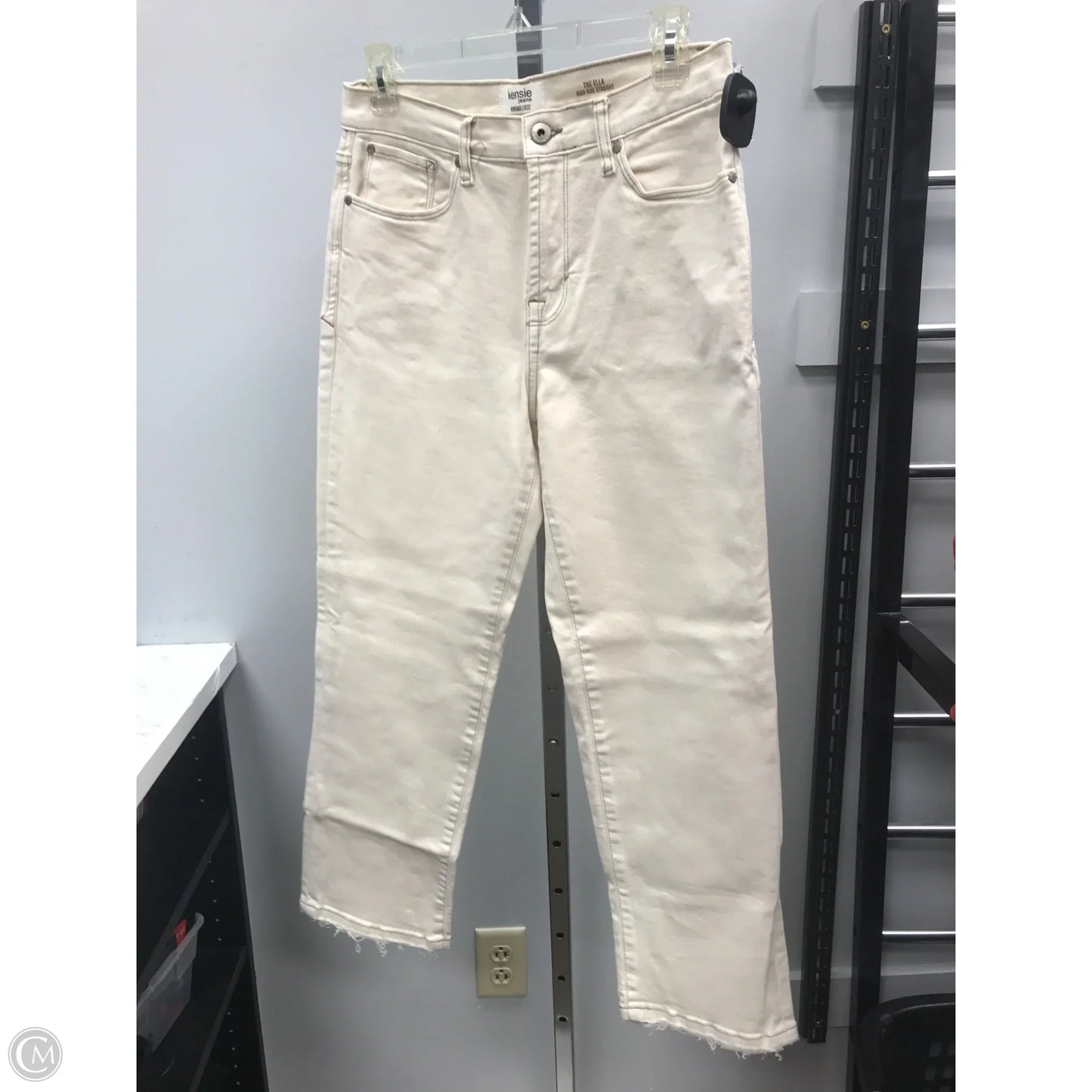 Jeans Cropped By Kensie In Cream, Size: 6