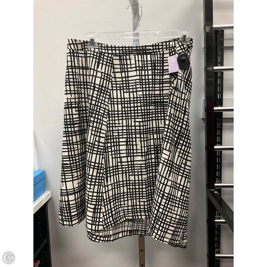 Skirt Mini & Short By Ava & Viv In Black & Cream, Size: 20