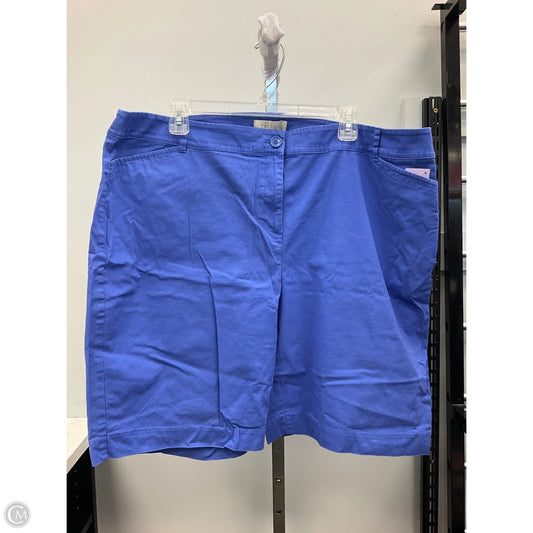 Shorts By Talbots In Blue, Size: 20