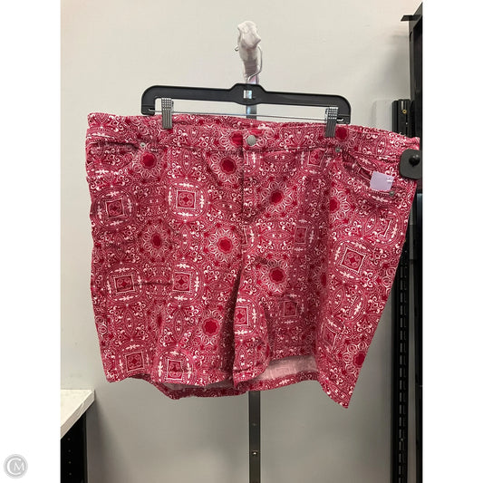 Shorts By Westport In Paisley Print, Size: 20