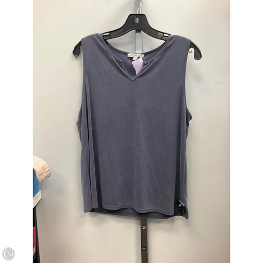 Top Sleeveless By Green Envelope In Grey, Size: L