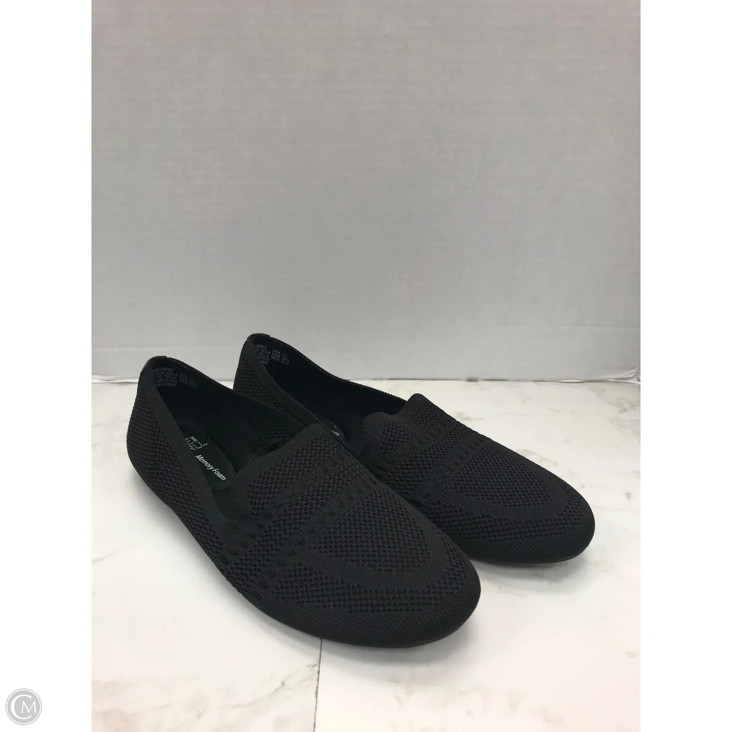 Shoes Flats By Time And Tru In Black, Size: 7.5