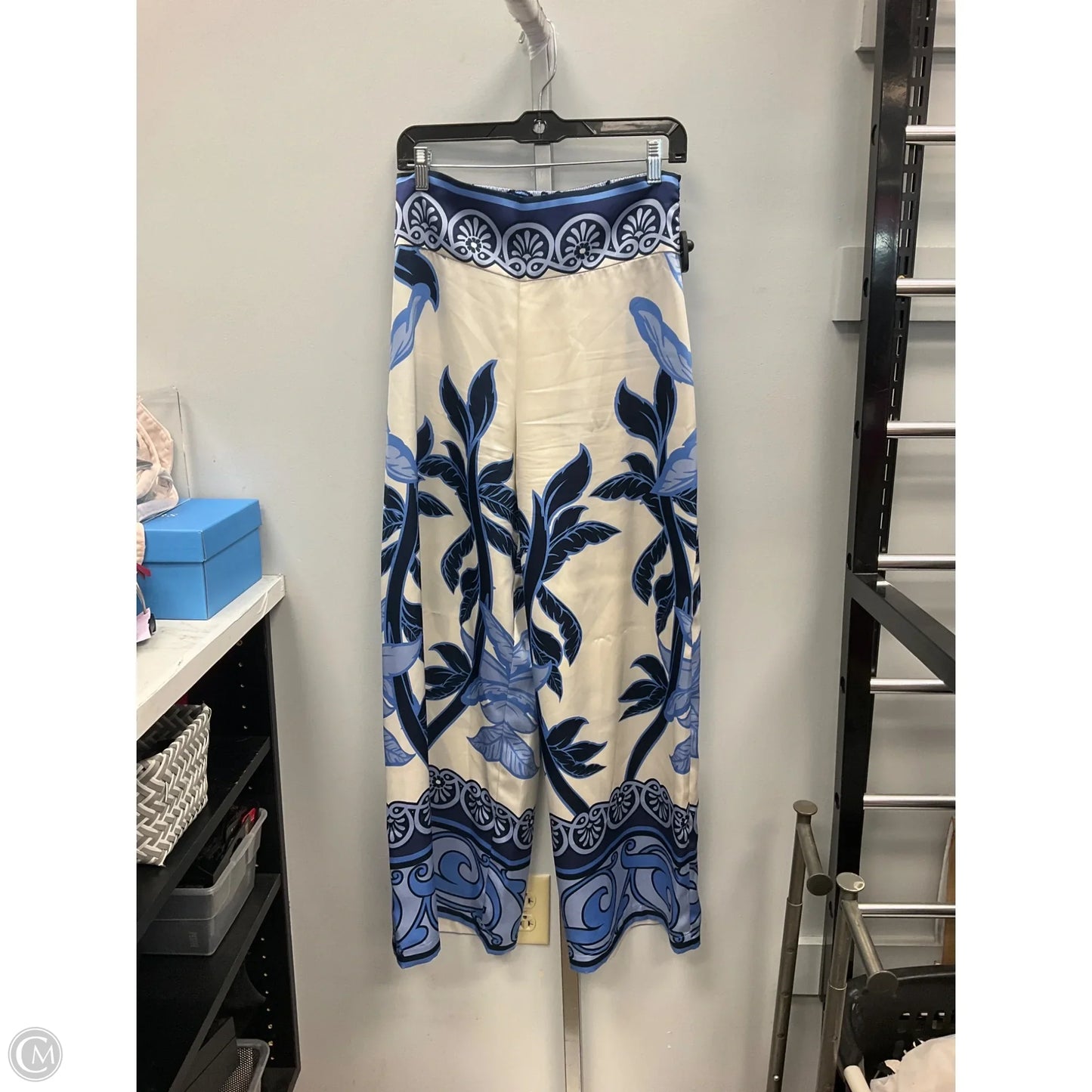 Pants Other By Rachel Zoe In Blue & Cream, Size: M