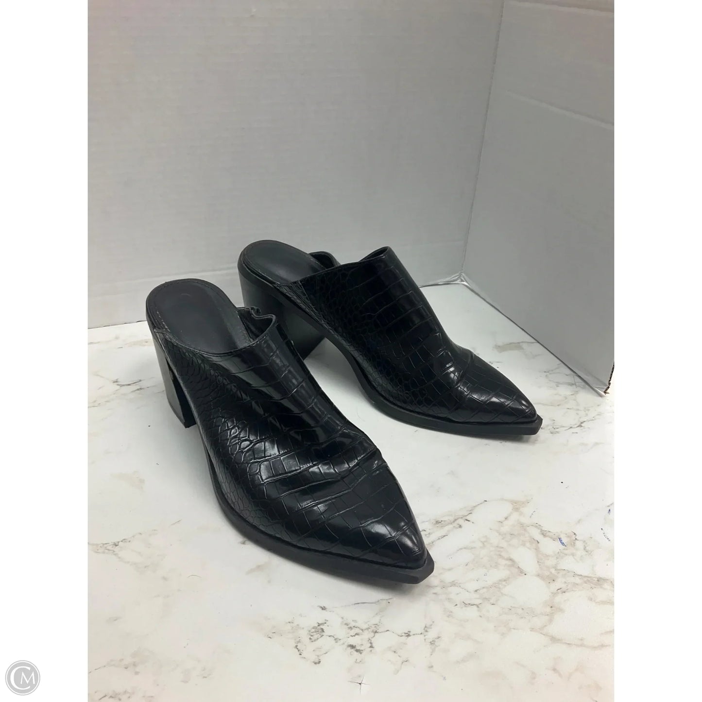 Shoes Heels Block By Clothes Mentor In Black, Size: 11