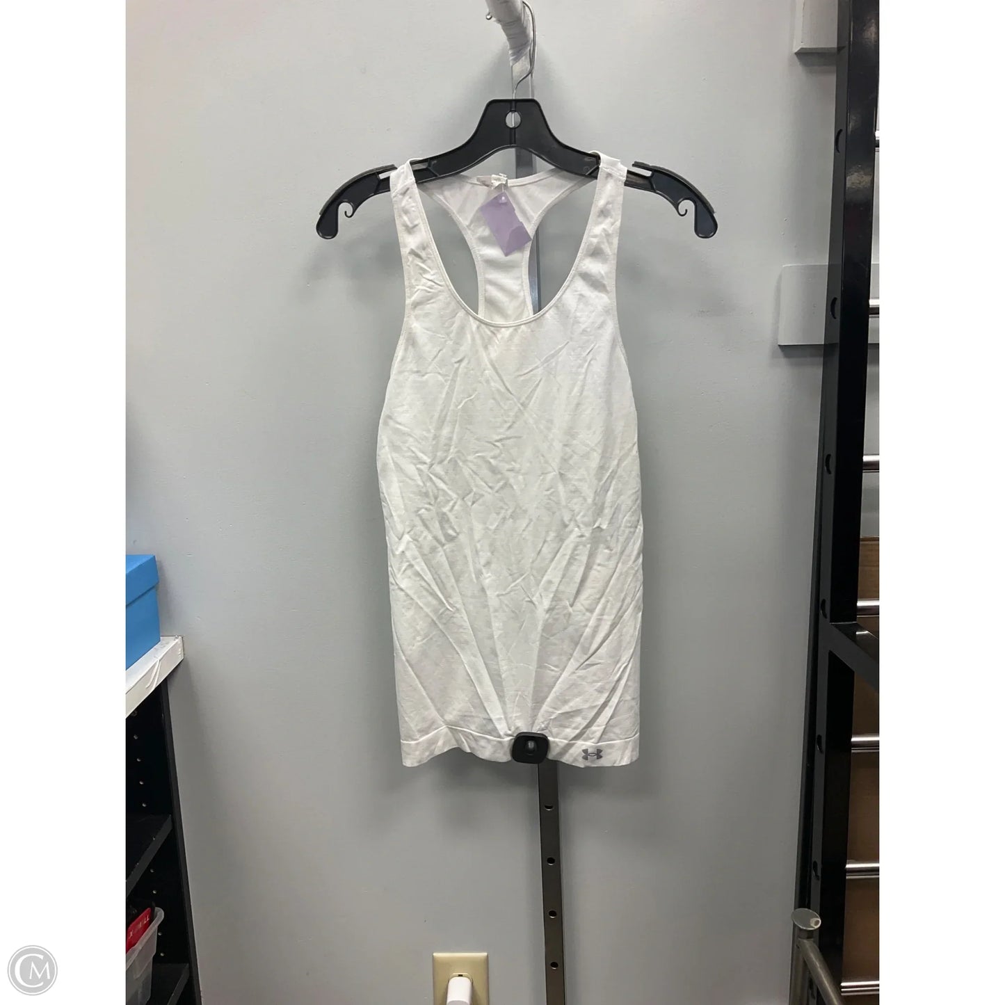 Athletic Tank Top By Under Armour In White, Size: M