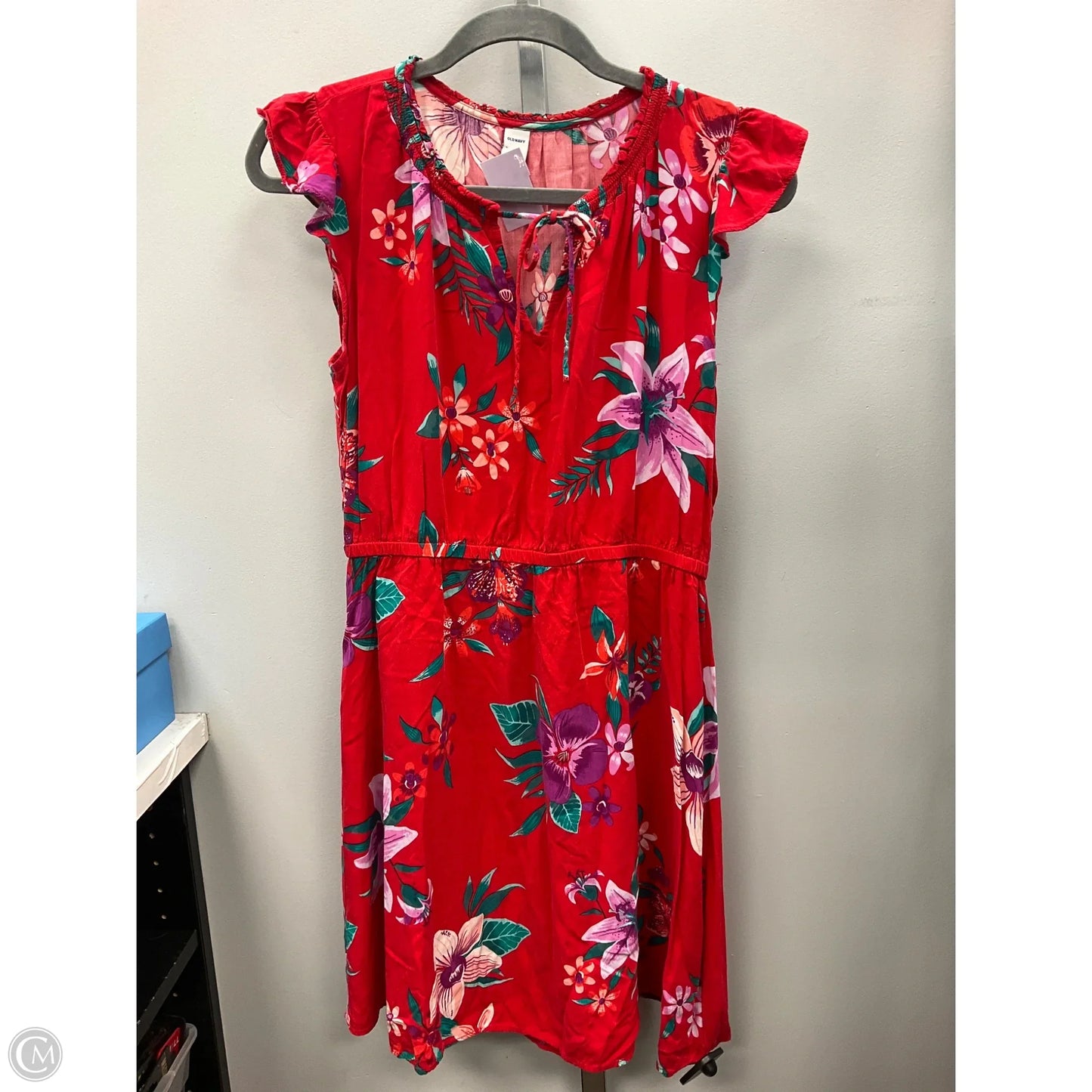 Dress Casual Short By Old Navy In Red, Size: M