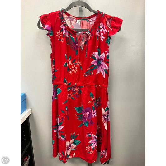 Dress Casual Short By Old Navy In Red, Size: M