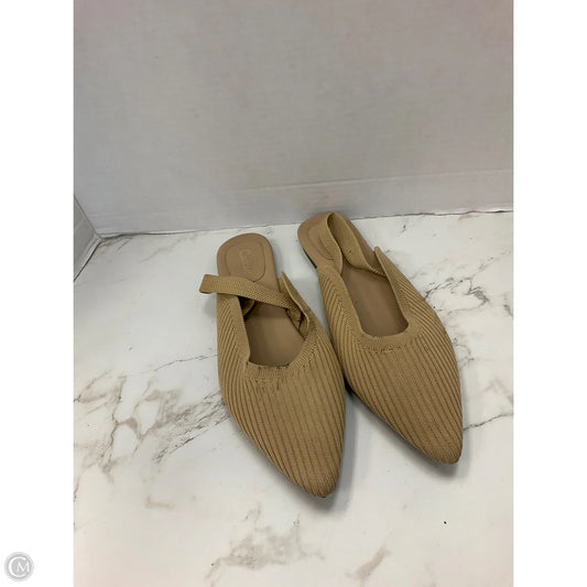 Shoes Heels Kitten By Clothes Mentor In Tan, Size: 8